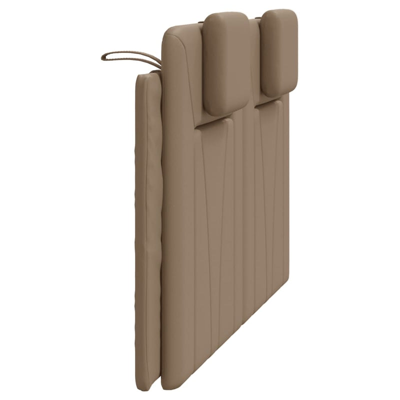 vidaXL cappuccino színű műbőr fejtámla párna 120 cm