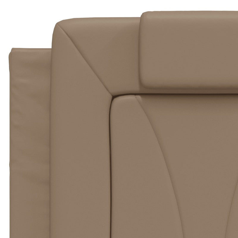 vidaXL cappuccino színű műbőr fejtámla párna 120 cm