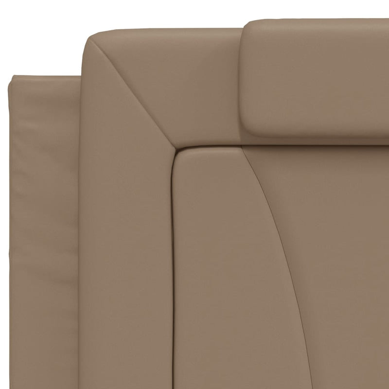 vidaXL cappuccino színű műbőr fejtámla párna 200 cm