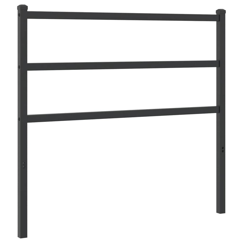 vidaXL fekete fém fejtámla 107 cm