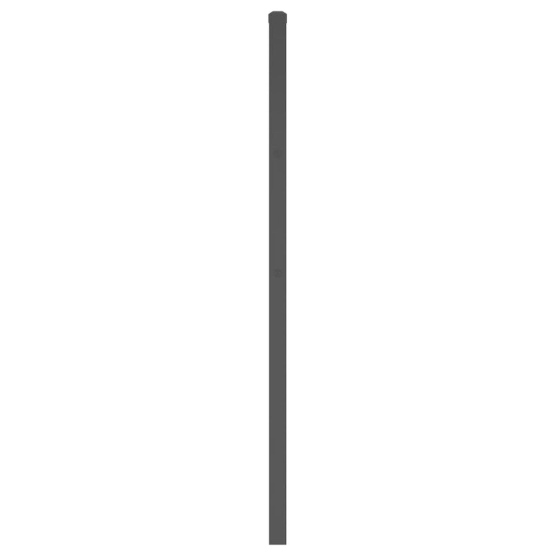 vidaXL fekete fém fejtámla 193 cm