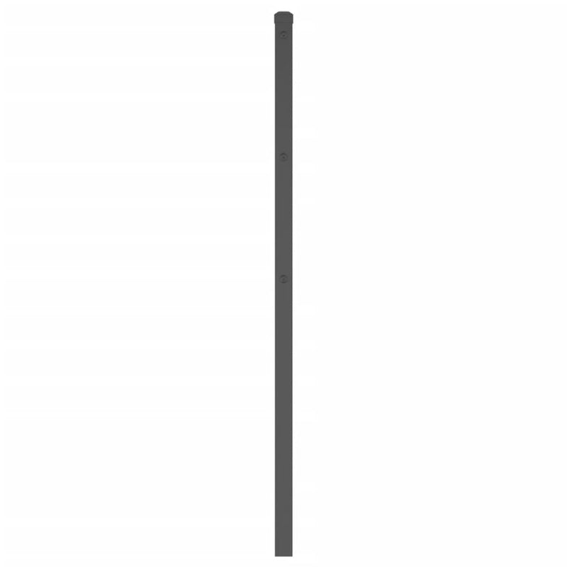 vidaXL fekete fém fejtámla 200 cm