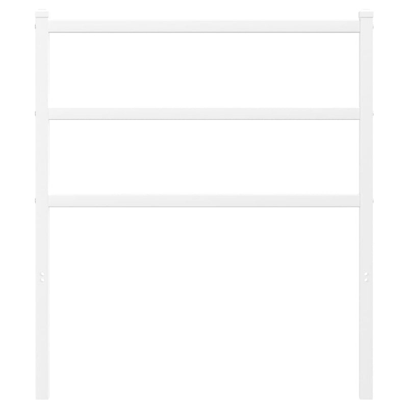 vidaXL fehér fém fejtámla 75 cm