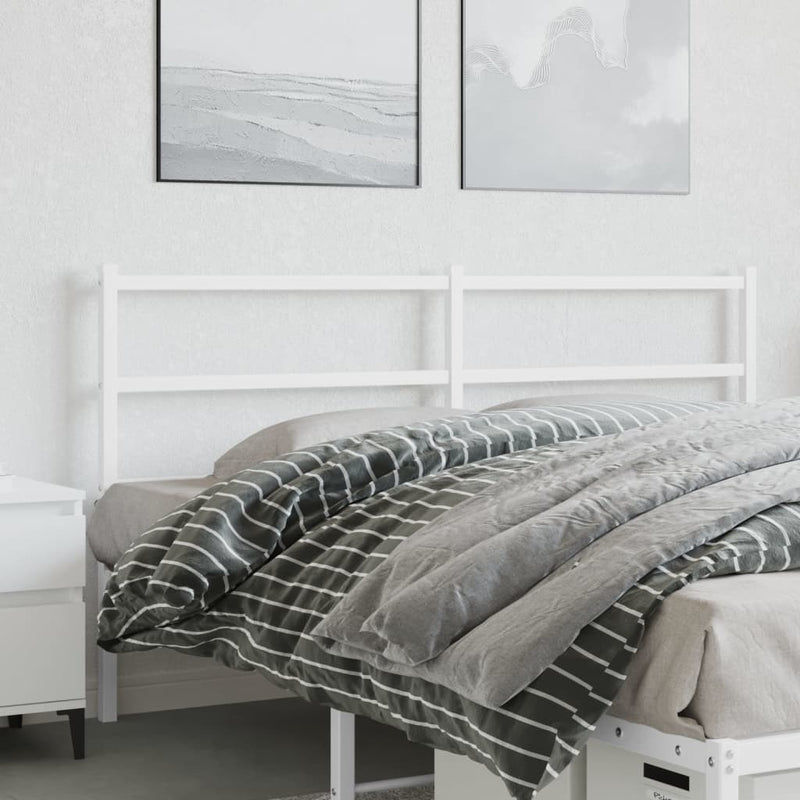 vidaXL fehér fém fejtámla 150 cm