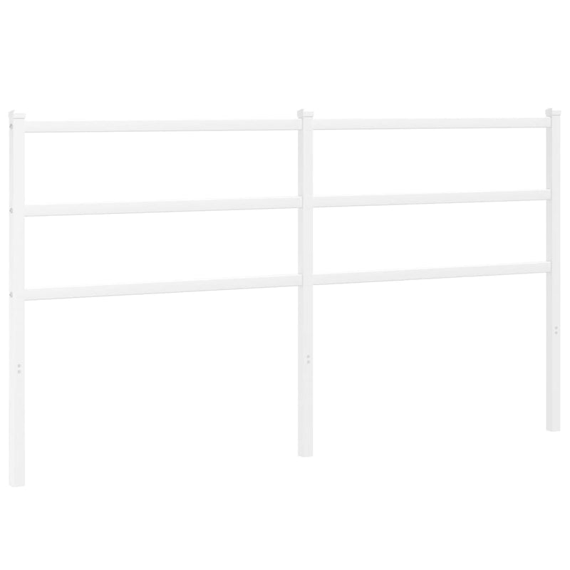 vidaXL fehér fém fejtámla 160 cm