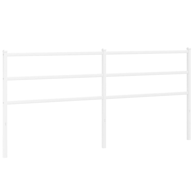 vidaXL fehér fém fejtámla 180 cm