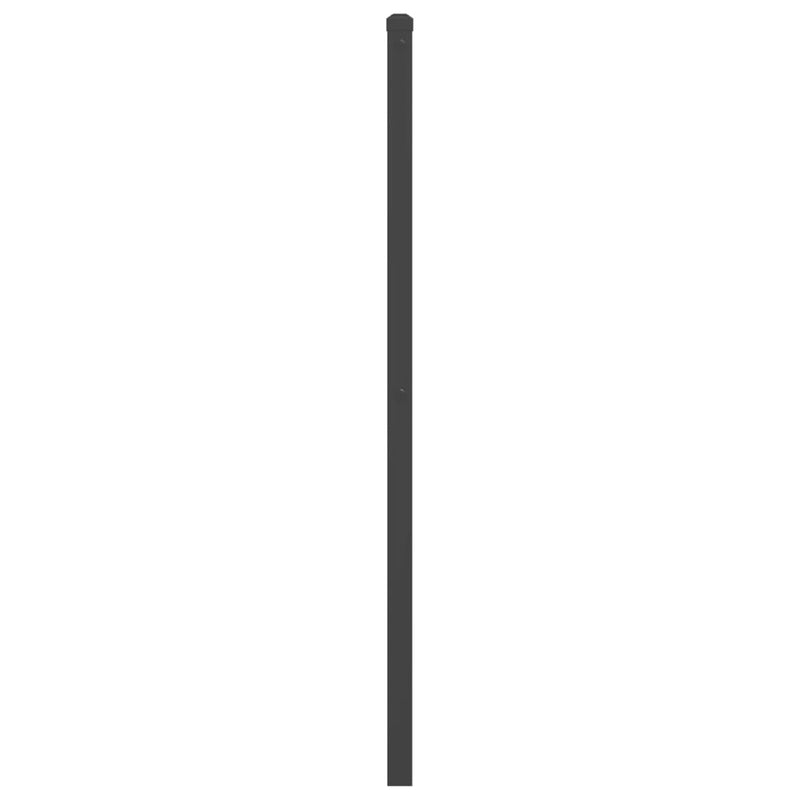 vidaXL fekete fém fejtámla 180 cm