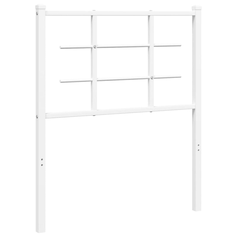 vidaXL fehér fém fejtámla 75 cm