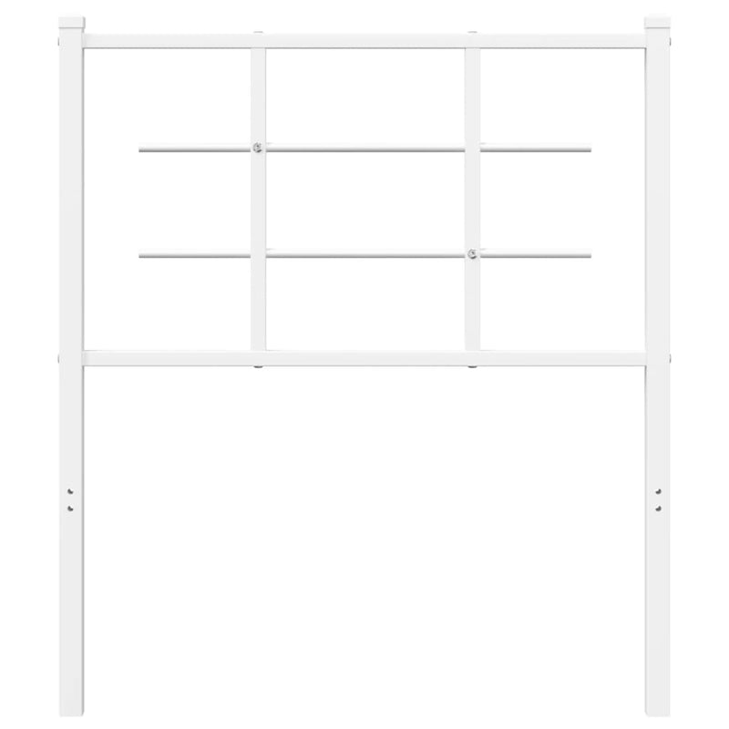 vidaXL fehér fém fejtámla 75 cm