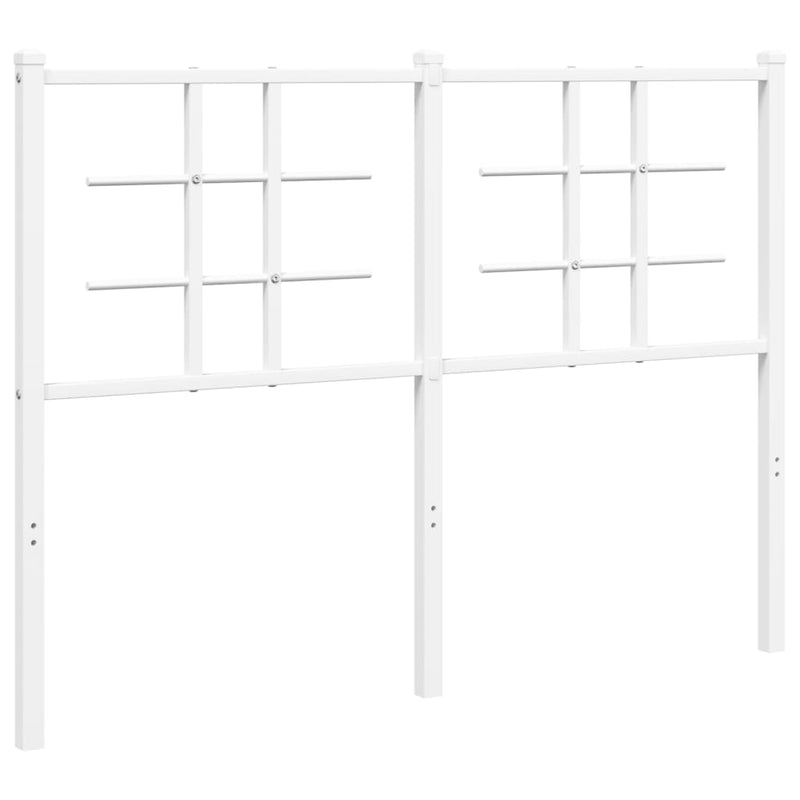 vidaXL fehér fém fejtámla 120 cm