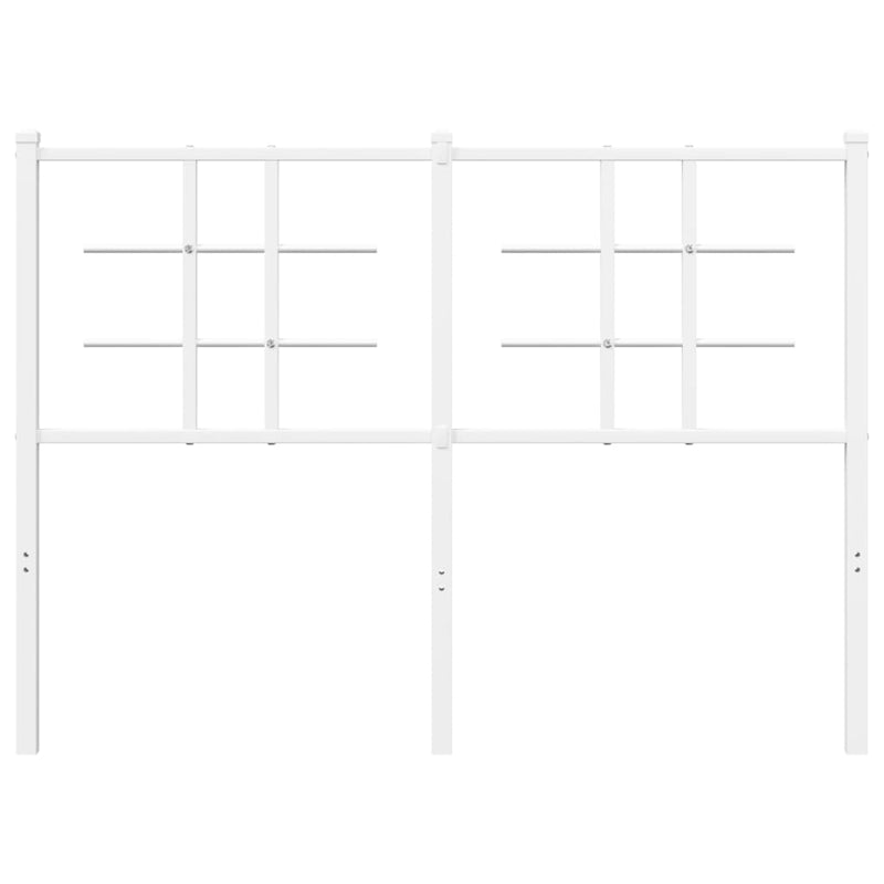 vidaXL fehér fém fejtámla 120 cm