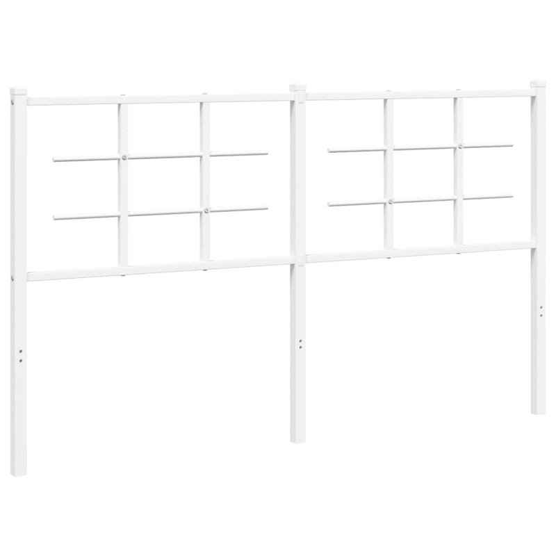 vidaXL fehér fém fejtámla 150 cm