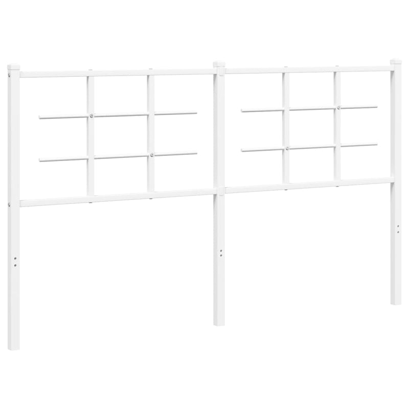 vidaXL fehér fém fejtámla 160 cm