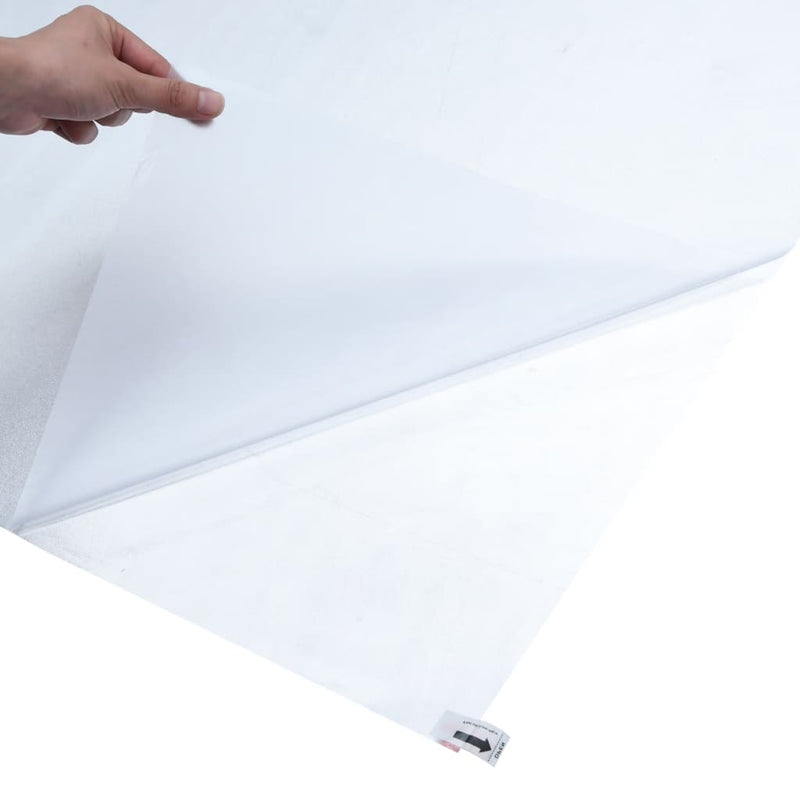 vidaXL matt átlátszó szürke PVC statikus ablakfólia 45 x 2000 cm