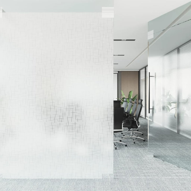 vidaXL matt csillagmintás PVC ablakfólia 60 x 500 cm