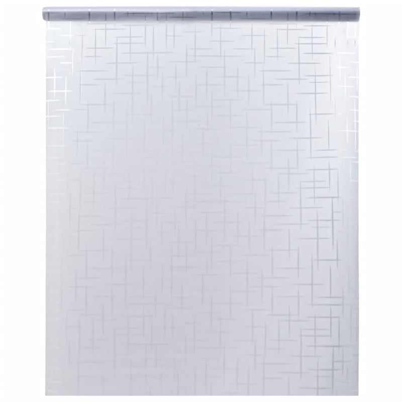 vidaXL matt csillagmintás PVC ablakfólia 90 x 500 cm