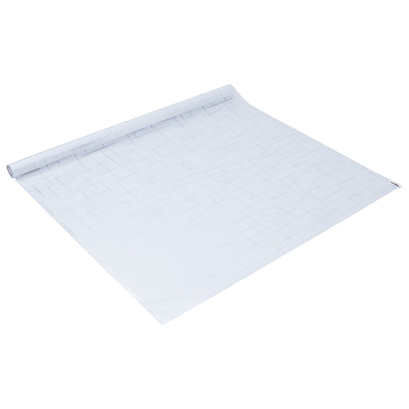 vidaXL matt csillagmintás PVC ablakfólia 90 x 500 cm