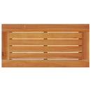 vidaXL szürke polyrattan falapos kerti kisasztal 58 x 27,5 x 55 cm