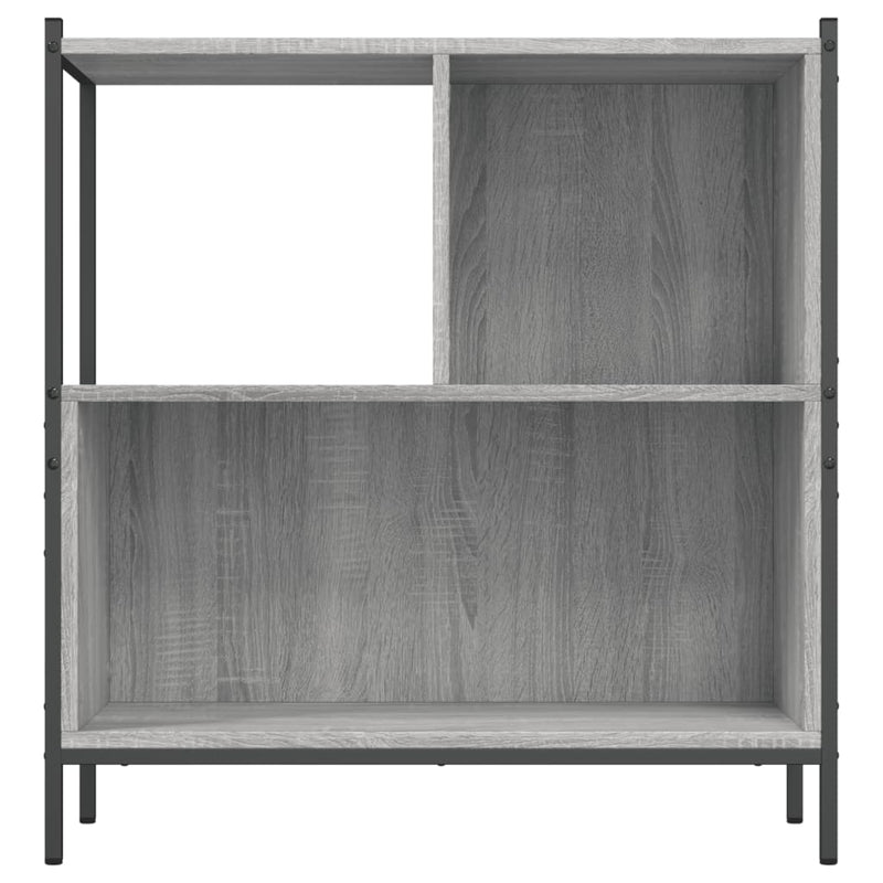 vidaXL szürke sonoma színű szerelt fa könyvespolc 72 x 28 x 77,5 cm