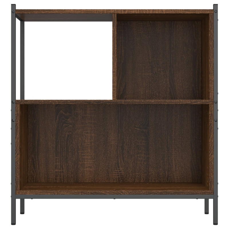 vidaXL barna tölgy színű szerelt fa könyvszekrény 72 x 28 x 77,5 cm