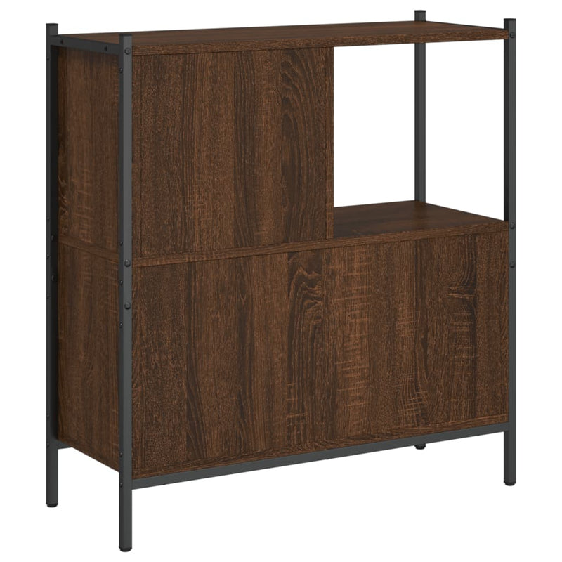 vidaXL barna tölgy színű szerelt fa könyvszekrény 72 x 28 x 77,5 cm