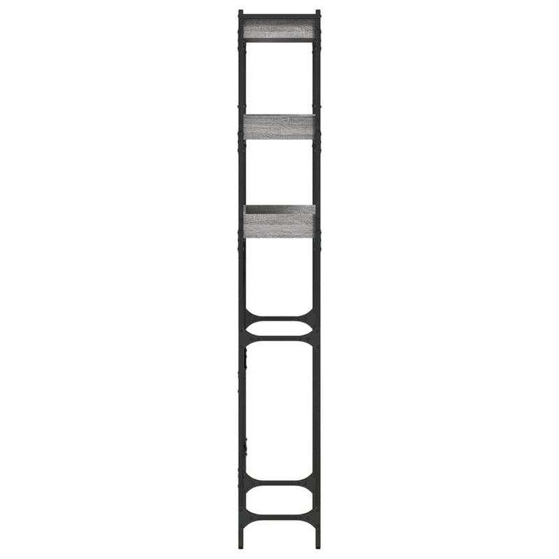 vidaXL szürke sonoma színű szerelt fa mosógéppolc 67 x 25 x 163 cm