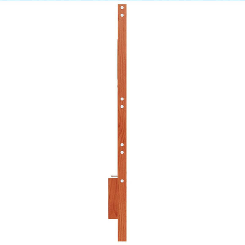 vidaXL viaszbarna tömör fenyőfa fejtámla 150 cm