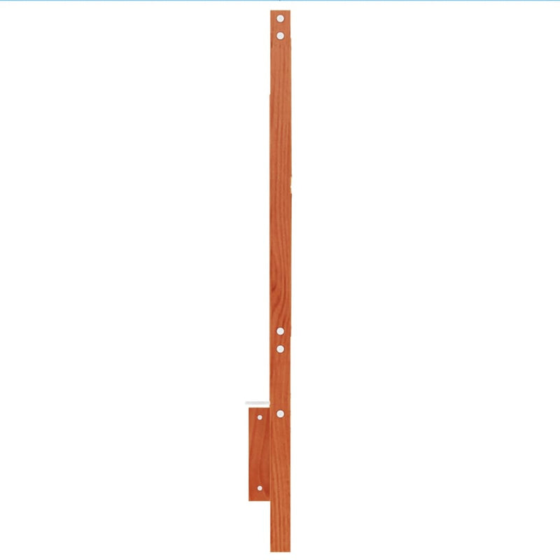 vidaXL viaszbarna tömör fenyőfa fejtámla 160 cm