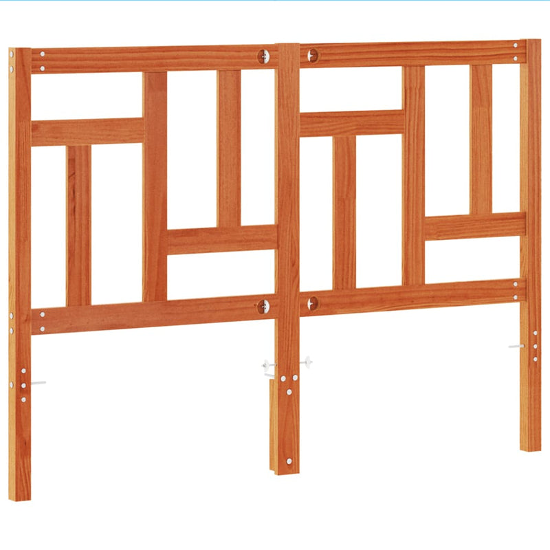 vidaXL viaszbarna tömör fenyőfa fejtámla 160 cm