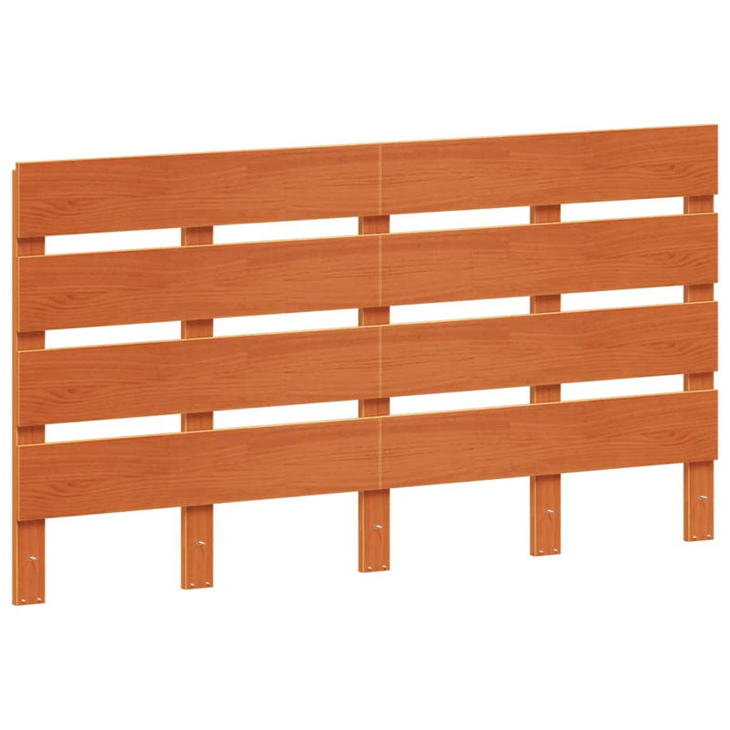 vidaXL viaszbarna tömör fenyőfa fejtámla 150 cm