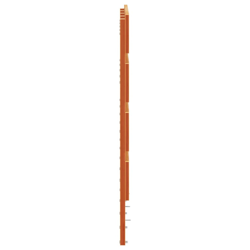 vidaXL viaszbarna tömör fenyőfa fejtámla 180 cm