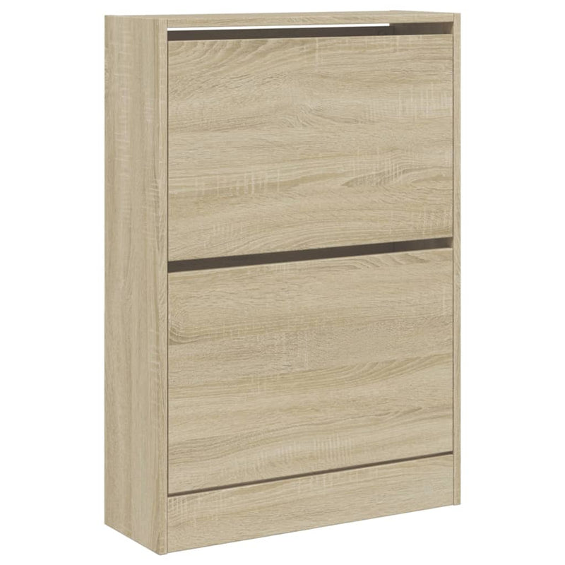vidaXL sonoma tölgy színű szerelt fa cipőszekrény 60 x 21 x 87,5 cm