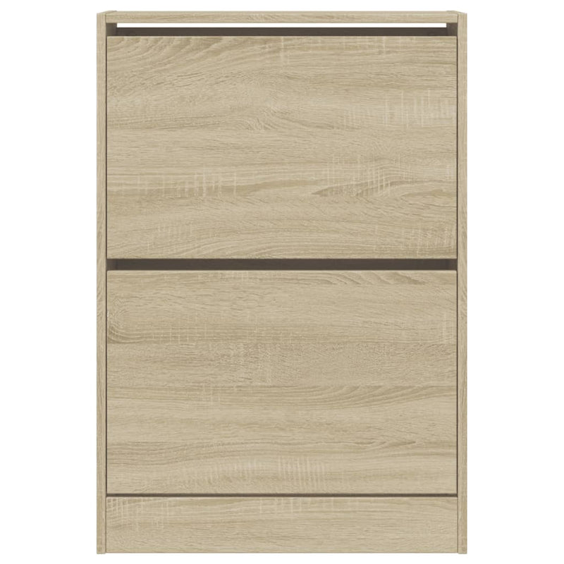 vidaXL sonoma tölgy színű szerelt fa cipőszekrény 60 x 21 x 87,5 cm