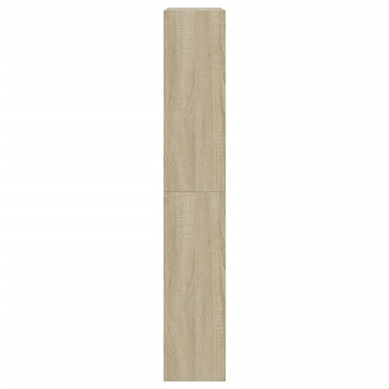 vidaXL sonoma tölgy színű szerelt fa cipőszekrény 60 x 21 x 125,5 cm