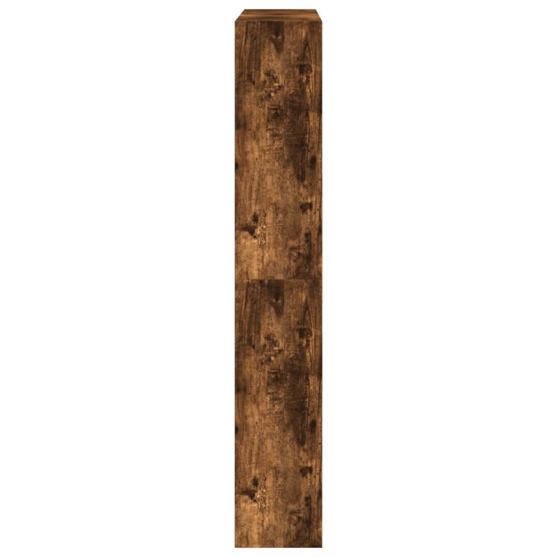 vidaXL füstös tölgy színű szerelt fa cipőszekrény 80 x 21 x 125,5 cm