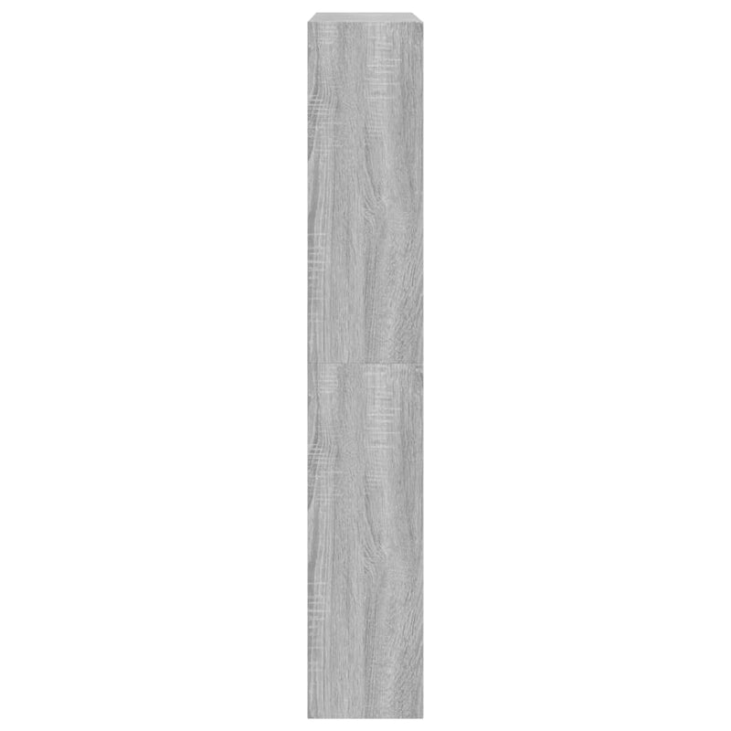 vidaXL szürke sonoma színű szerelt fa cipősszekrény 80 x 21 x 125,5 cm