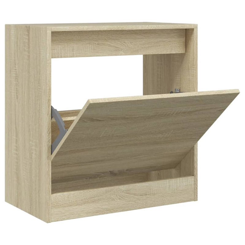 vidaXL sonoma tölgy színű szerelt fa cipőszekrény 60 x 34 x 63,5 cm