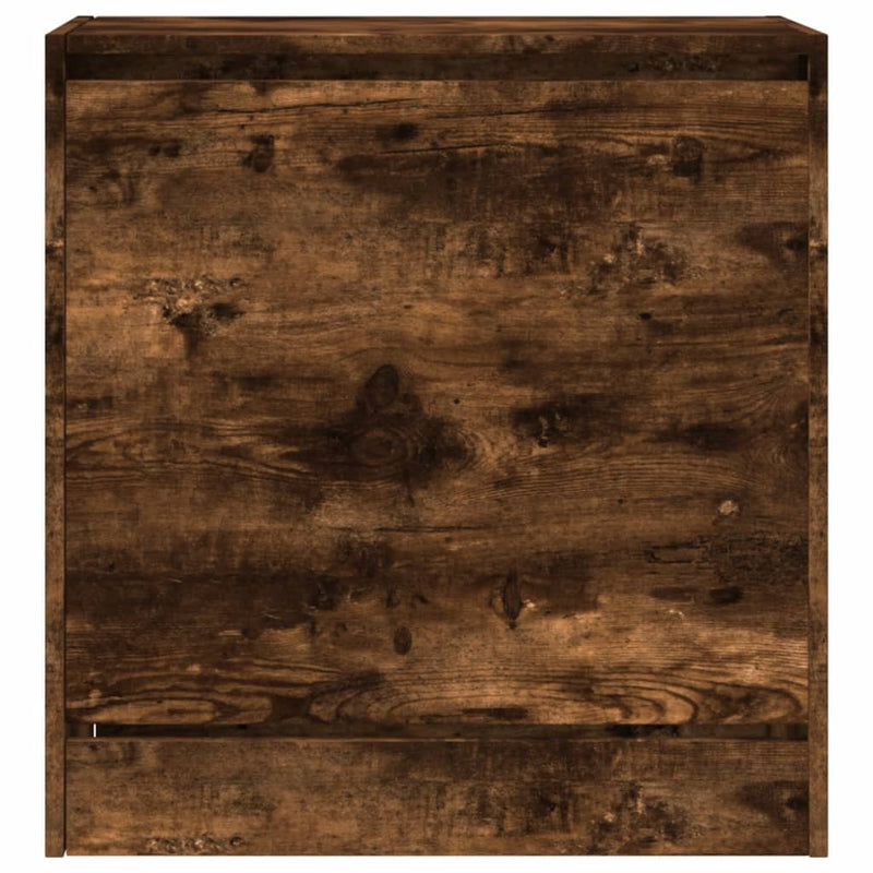 vidaXL füstös tölgy színű szerelt fa cipőszekrény 60 x 34 x 63,5 cm