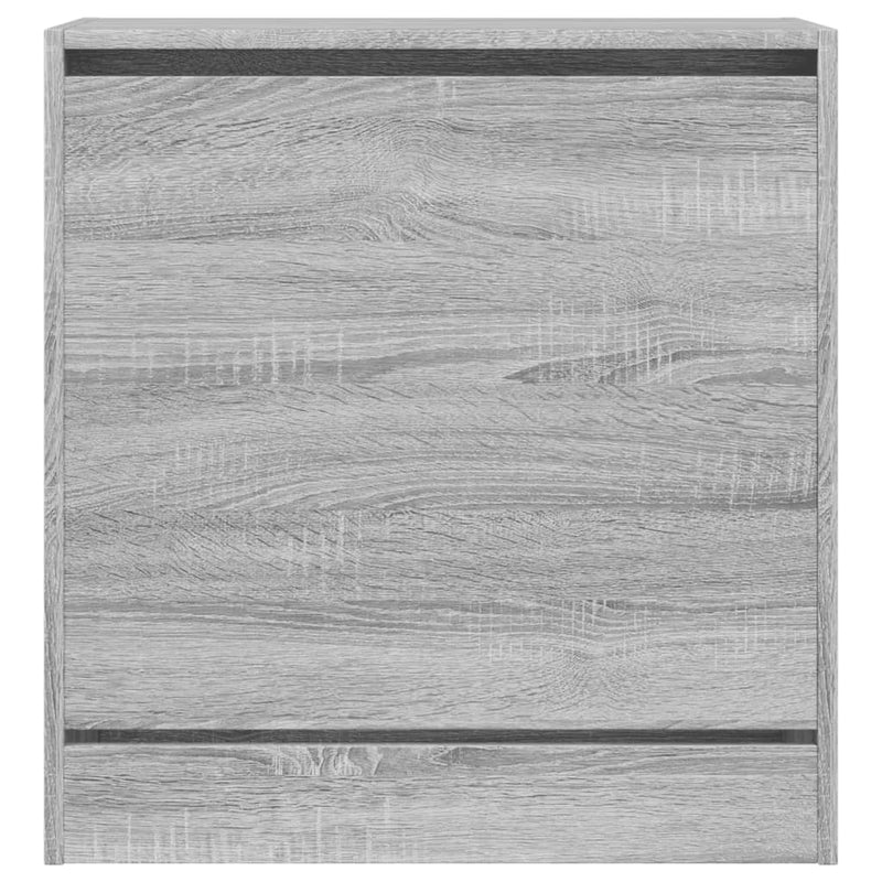 vidaXL szürke sonoma színű szerelt fa cipőszekrény 60 x 34 x 63,5 cm