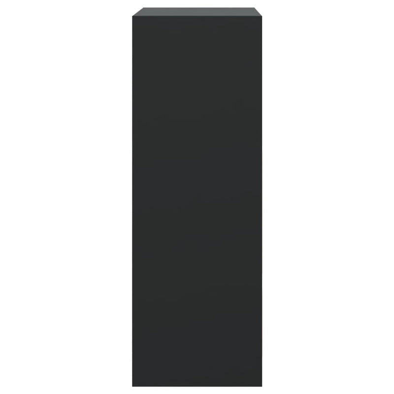 vidaXL fekete szerelt fa cipőszekrény 60 x 34 x 96,5 cm