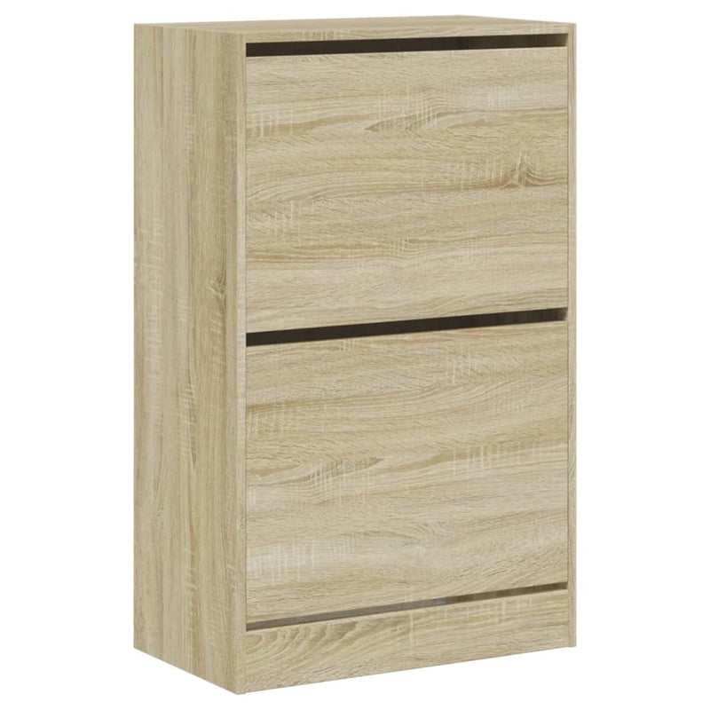 vidaXL sonoma tölgy színű szerelt fa cipőszekrény 60 x 34 x 96,5 cm