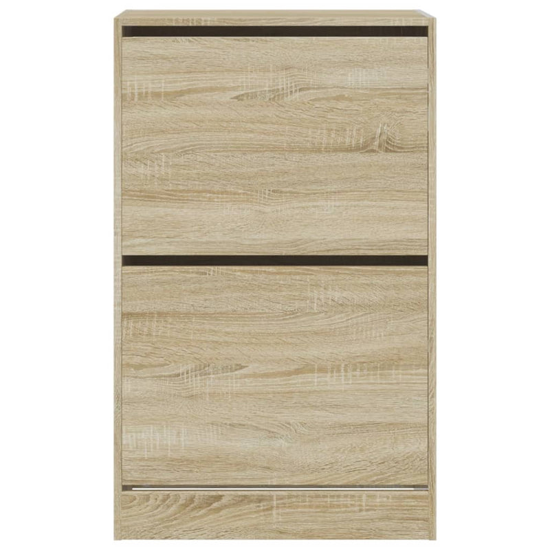 vidaXL sonoma tölgy színű szerelt fa cipőszekrény 60 x 34 x 96,5 cm