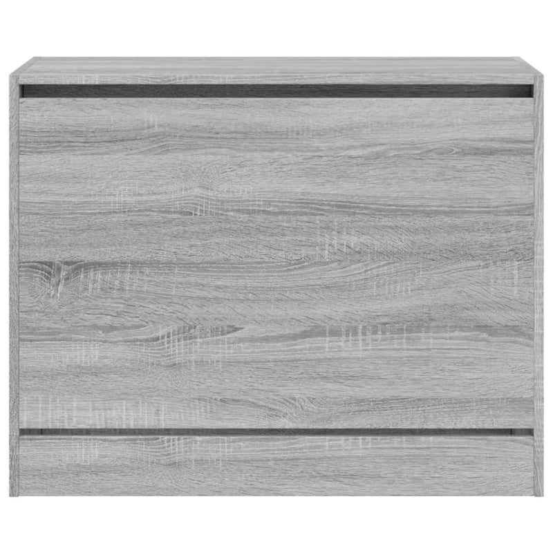 vidaXL szürke sonoma színű szerelt fa cipőszekrény 80 x 34 x 63 cm