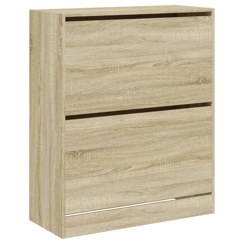 vidaXL sonoma tölgy színű szerelt fa cipőszekrény 80 x 34 x 96,5 cm