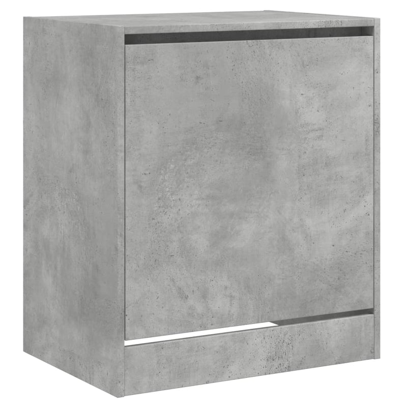 vidaXL betonszürke szerelt fa cipőszekrény 60 x 42 x 69 cm