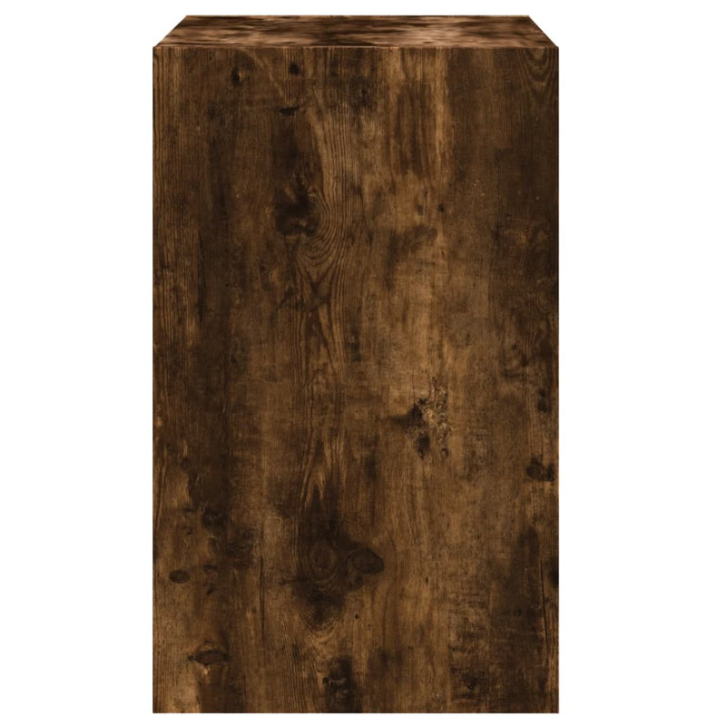 vidaXL füstös tölgy színű szerelt fa cipőszekrény 60 x 42 x 69 cm