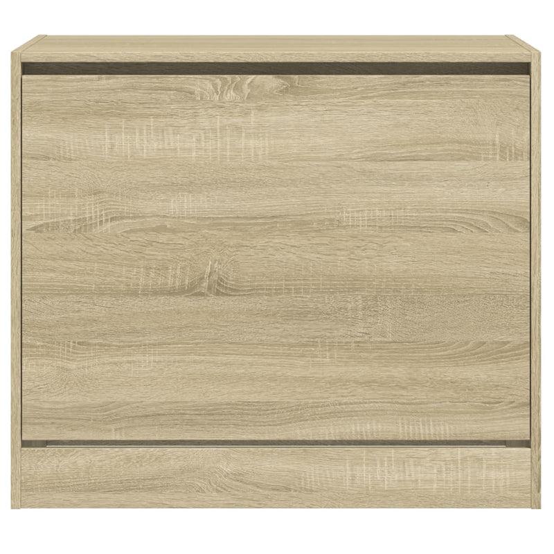 vidaXL sonoma tölgy színű szerelt fa cipőszekrény 80x42x69 cm