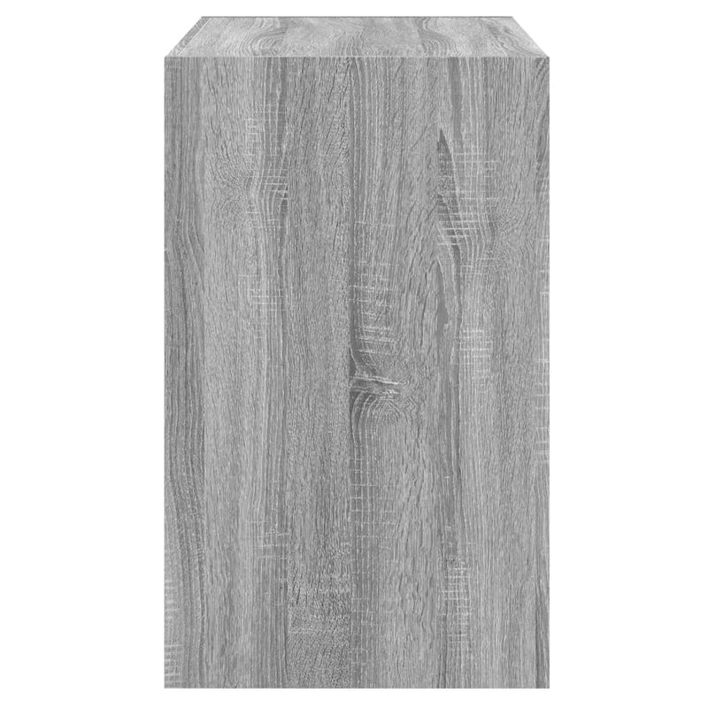 vidaXL szürke sonoma színű szerelt fa cipőszekrény 80x42x69 cm