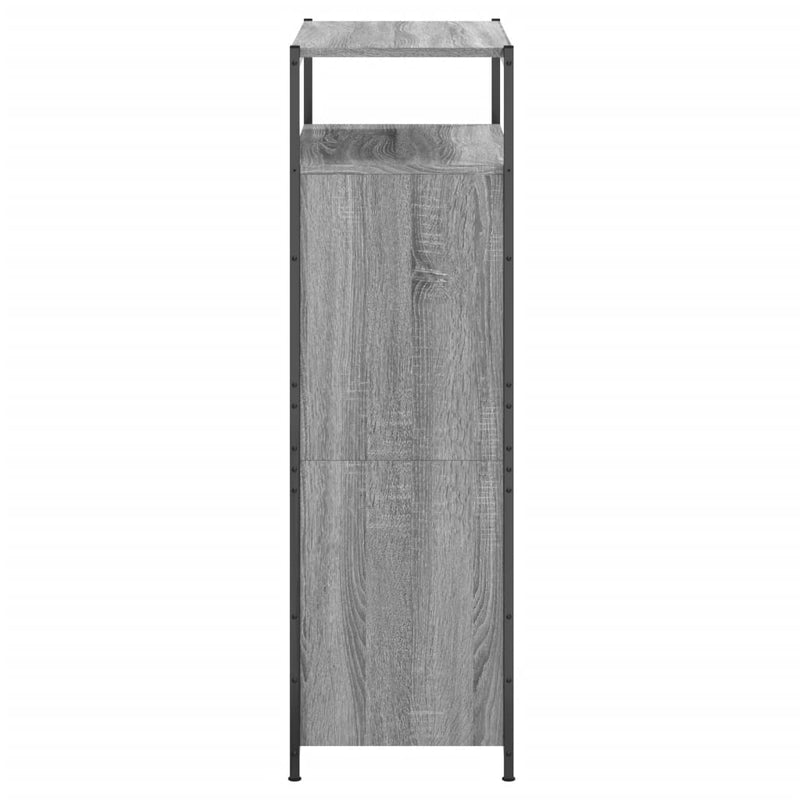 vidaXL szürke sonoma színű szerelt fa cipősszekrény 75x34x112 cm