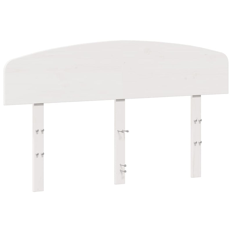 vidaXL fehér tömör fenyőfa fejtámla 150 cm